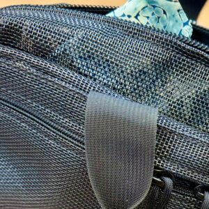 Heavy-duty mesh closeup view.