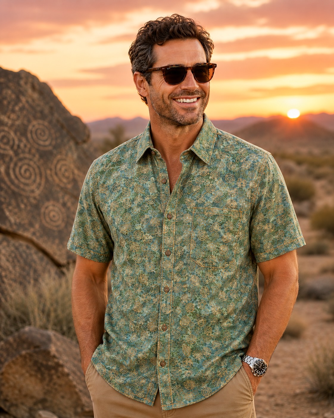 Spiral Sage - Sonoran Shirt